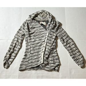 Anthropologie Saturday Sunday Gray Button Down Cardigan Sweater Women's Small